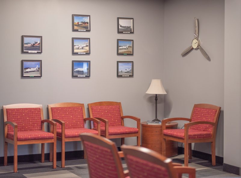 Air Transportation Services waiting room